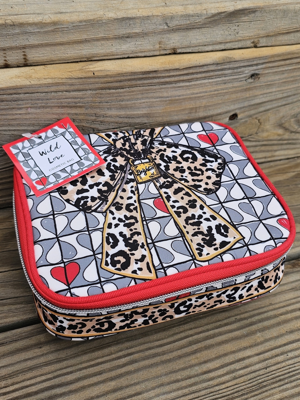Brighton Wild Love Leopard Cosmetic Box